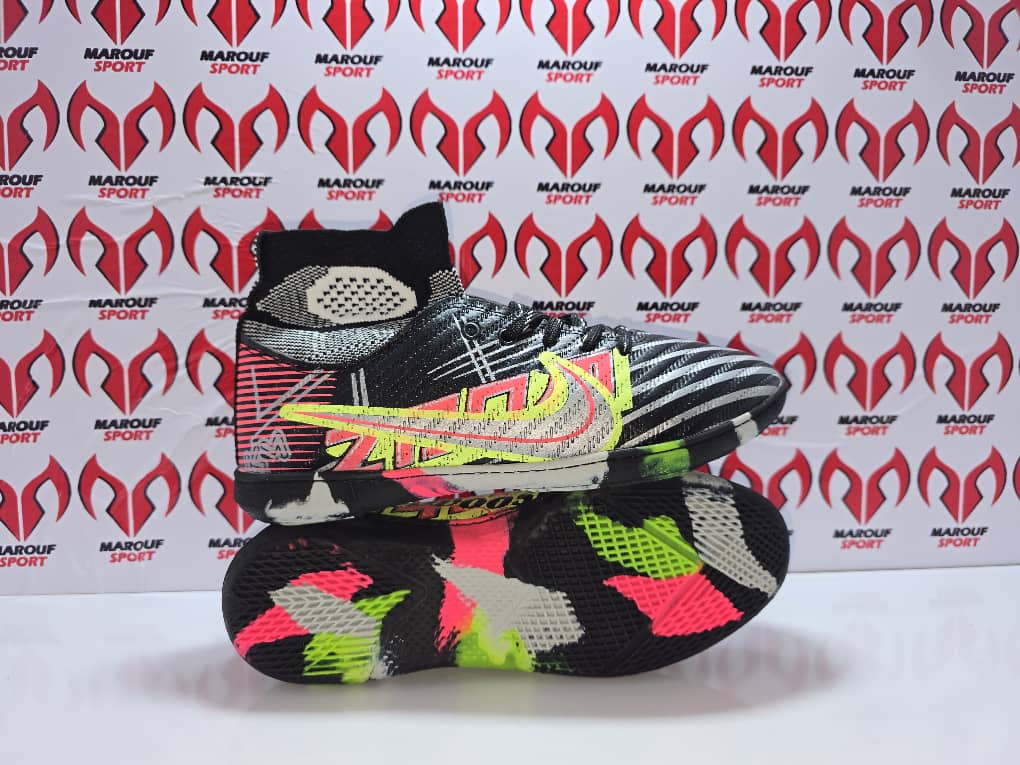 2d8e560d-7c5a-44ca-936e-b73e95113f47 کفش سالنی نایک ایرزوم امباپه جورابی - تصویر 9