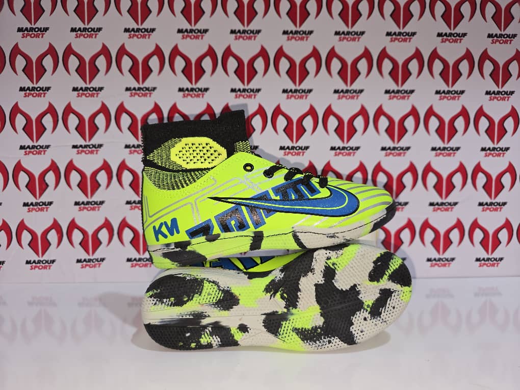 5fa145d3-b903-4d49-b890-91fddc15beb8 کفش سالنی نایک ایرزوم امباپه جورابی - تصویر 2