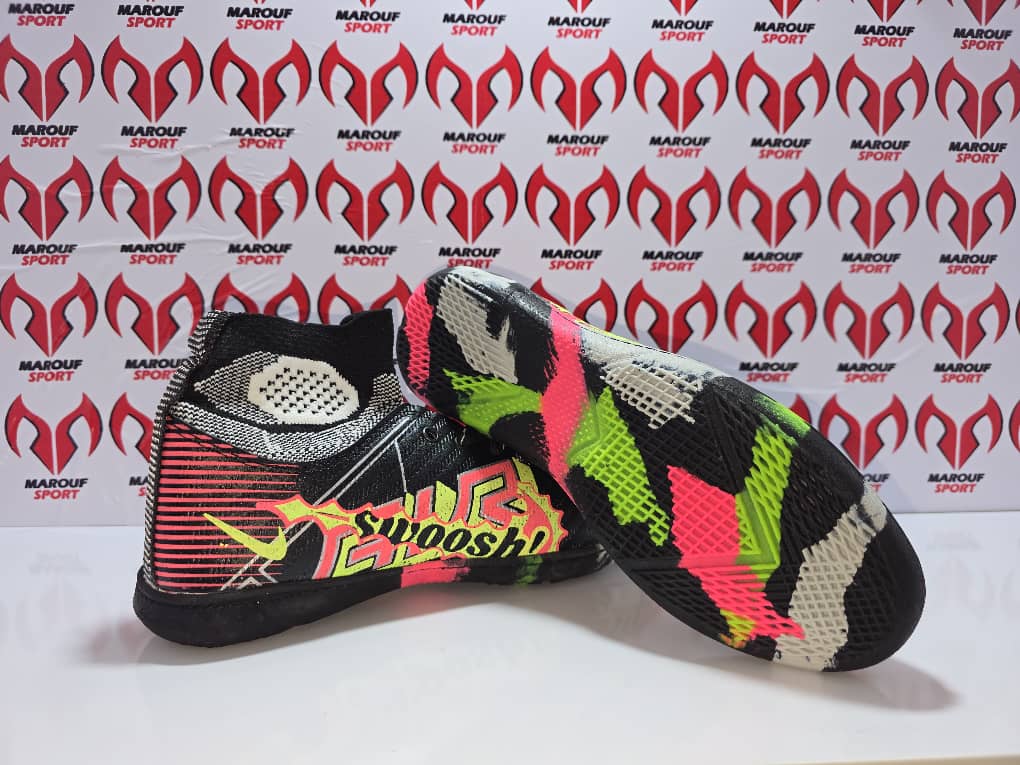 e99081da-305f-40c8-908a-49c5aa6fe595 کفش سالنی نایک ایرزوم امباپه جورابی - تصویر 14